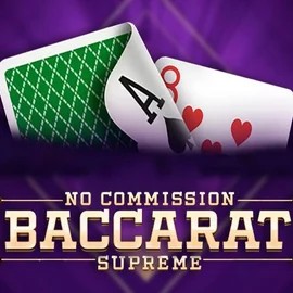 Baccarat Supreme slot visual from OneTouch Games available on nomasspins.nl