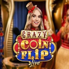 Crazy Coin Flip slot visual from Evolution available on nomasspins.nl