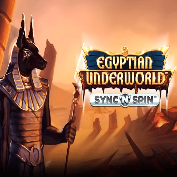 Egyptian Underworld slot logo by Greentube at NomaSpin Casino
