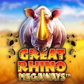 Official Slots logo: Great Rhino Megaways by Pragmatic Play at NomaSpin Casino
