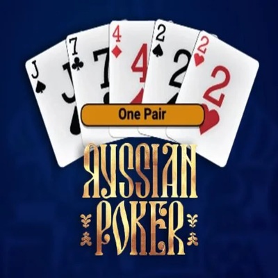 Russian Poker game by OneTouch Games – logo hosted on NomaSpin Casino